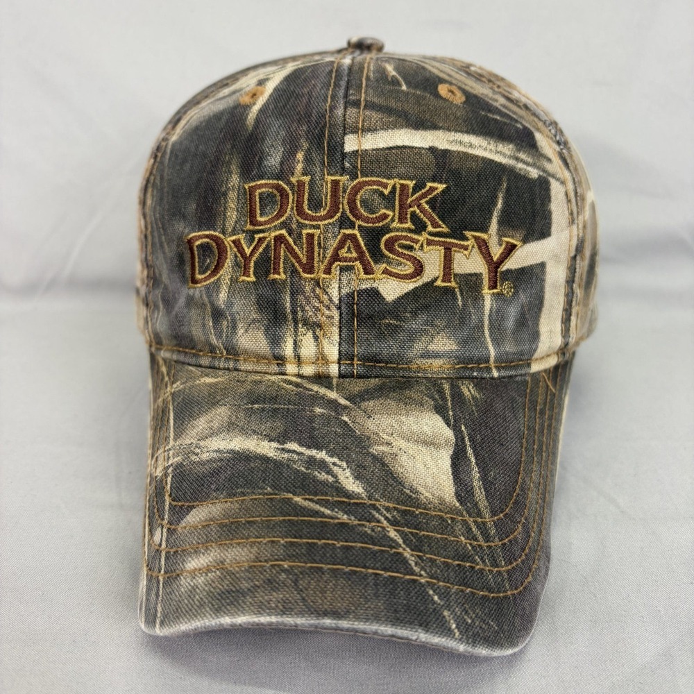 Paramount Outdoors Duck Dynasty Camo Hat Mens OSFM Brown Embroidered Cap